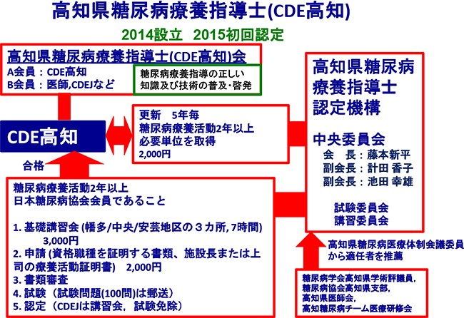 高知県糖尿病療養指導士（CDE高知）